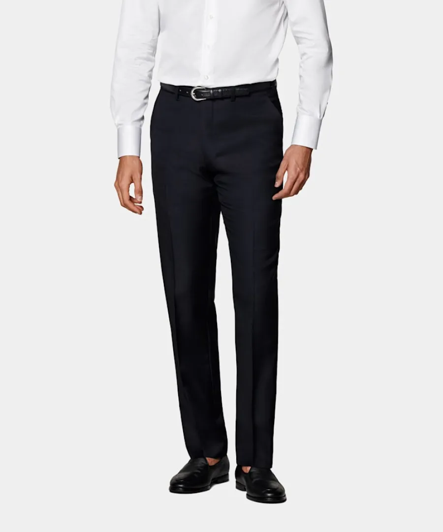 Clearance Anzughose Slim Leg straight Hosen