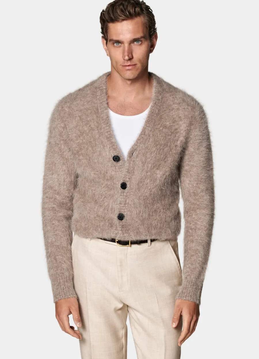 Outlet Cardigan mittelbraun Cardigans
