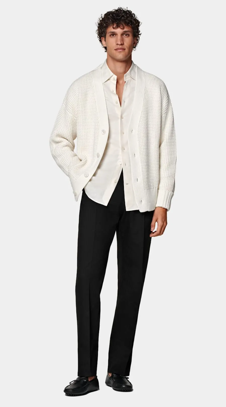 Clearance Cardigan oversized off-white Crochet Cardigans
