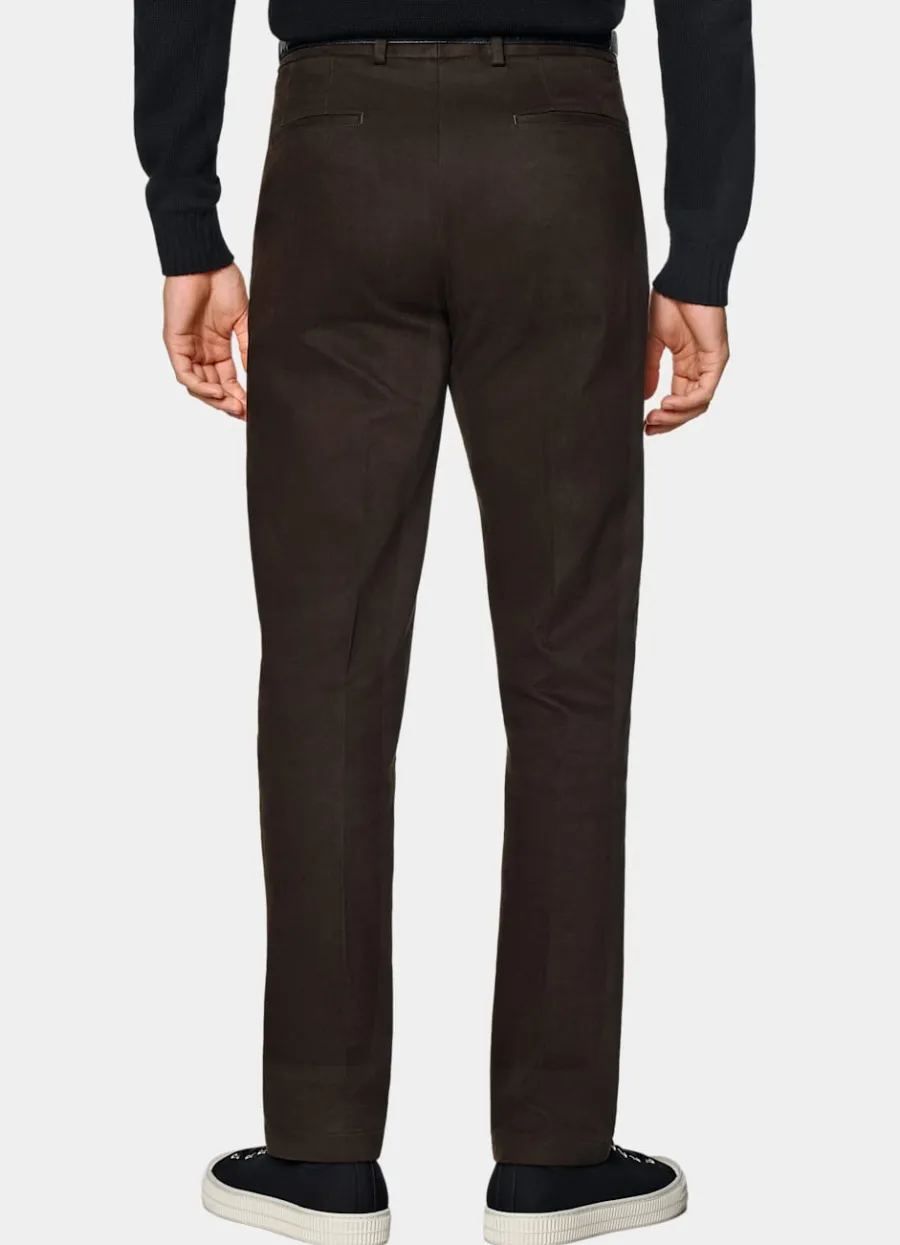 chino_dunkebraun_slim_leg_straight_4.webp Online Chino dunkebraun Slim Leg straight Chino Hosen | Hosen