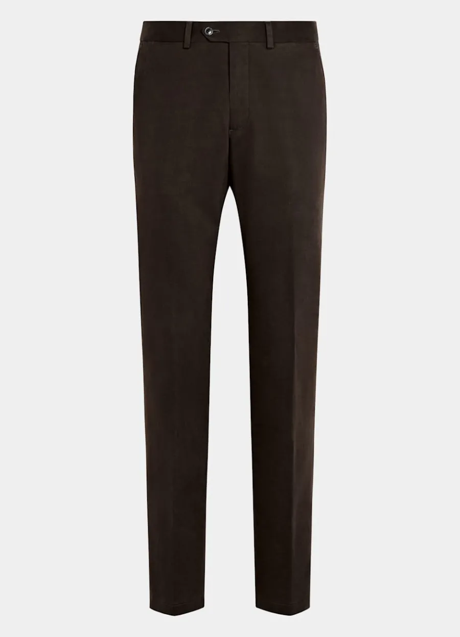 chino_dunkebraun_slim_leg_straight_5.webp Online Chino dunkebraun Slim Leg straight Chino Hosen | Hosen
