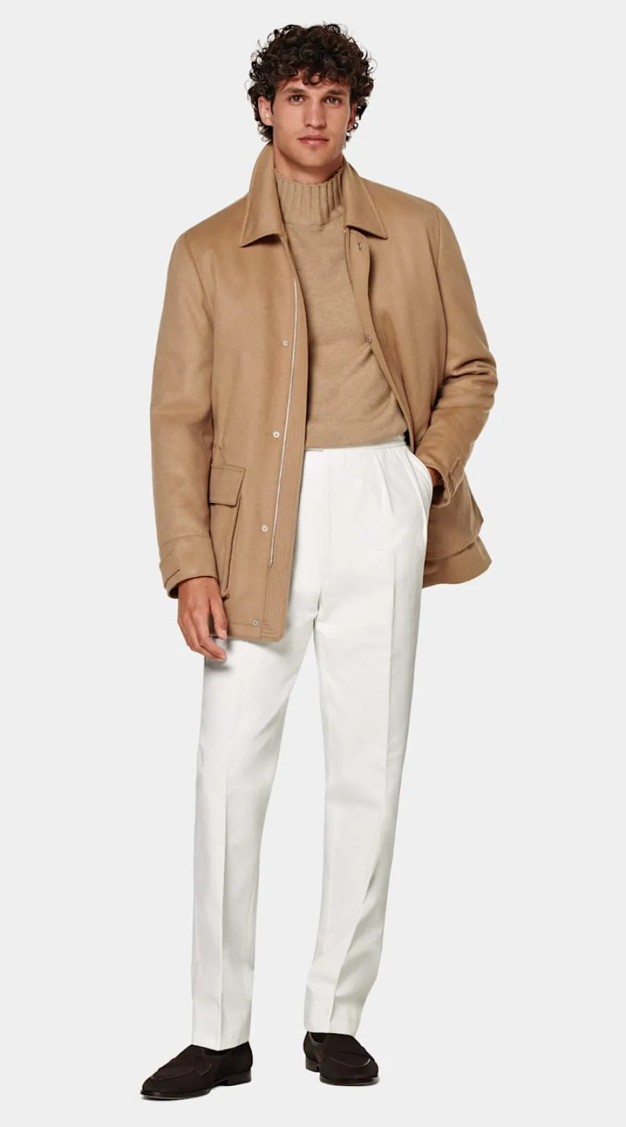 Clearance Daunen-Fieldjacket mittelbraun Freizeitjacken