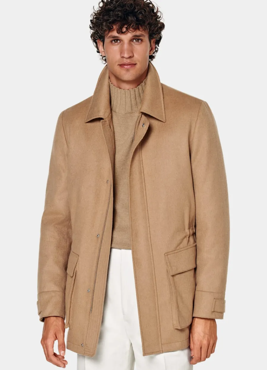Clearance Daunen-Fieldjacket mittelbraun Freizeitjacken