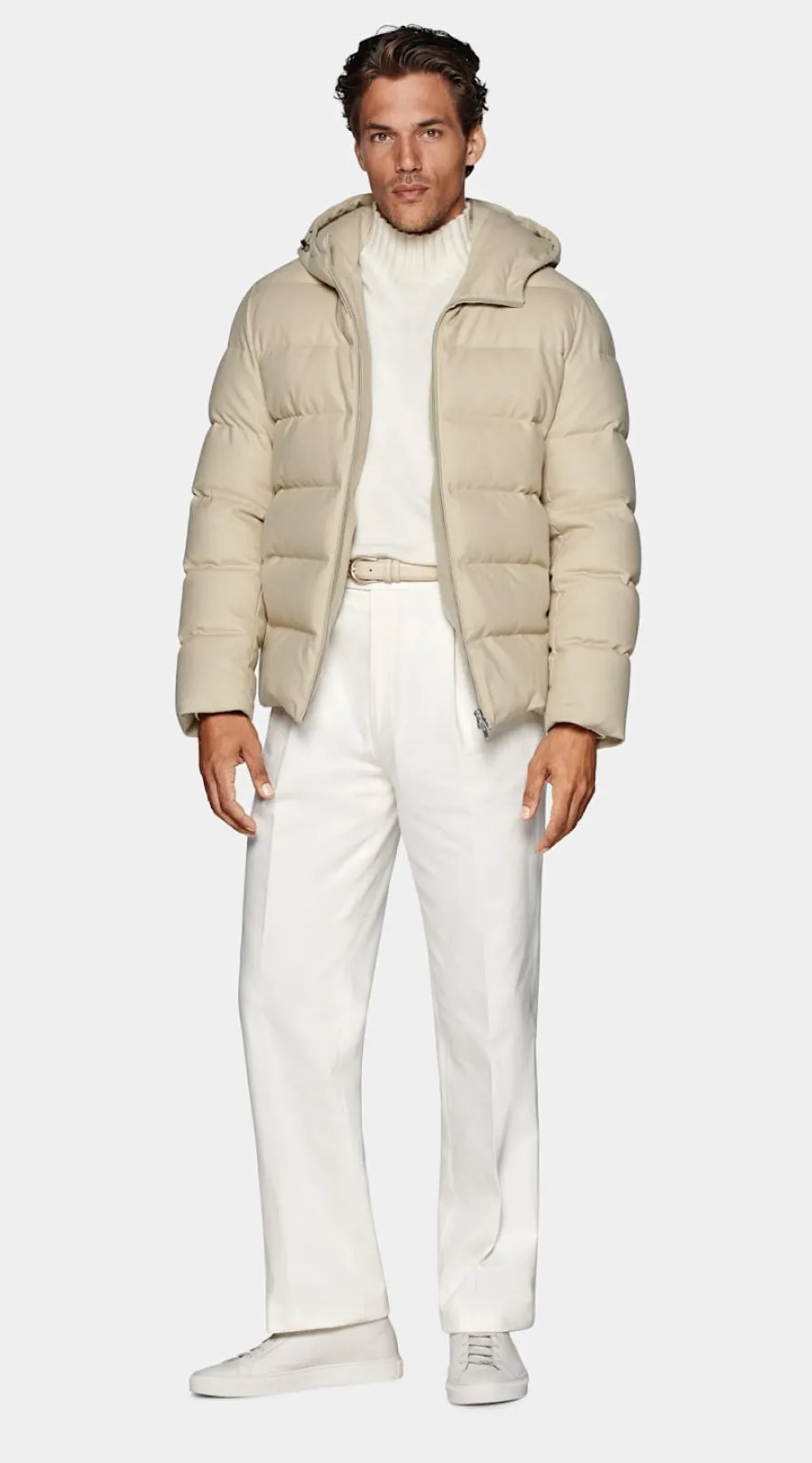 Hot Daunenjacke hellbraun Freizeitjacken