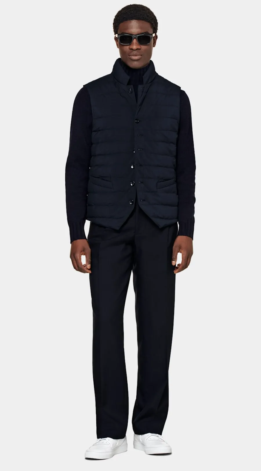 Best Sale Daunenweste navy Westen