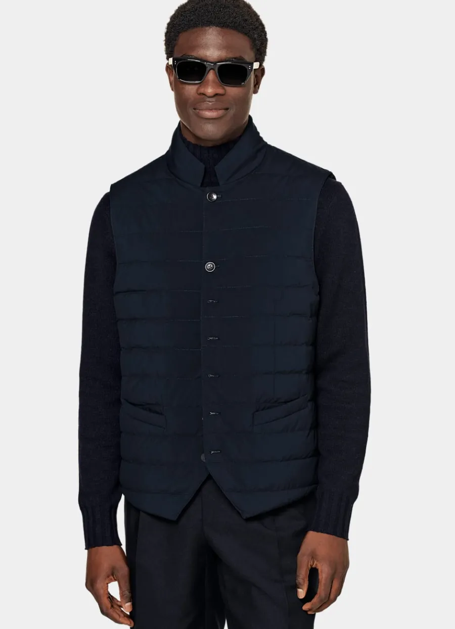 Best Sale Daunenweste navy Westen