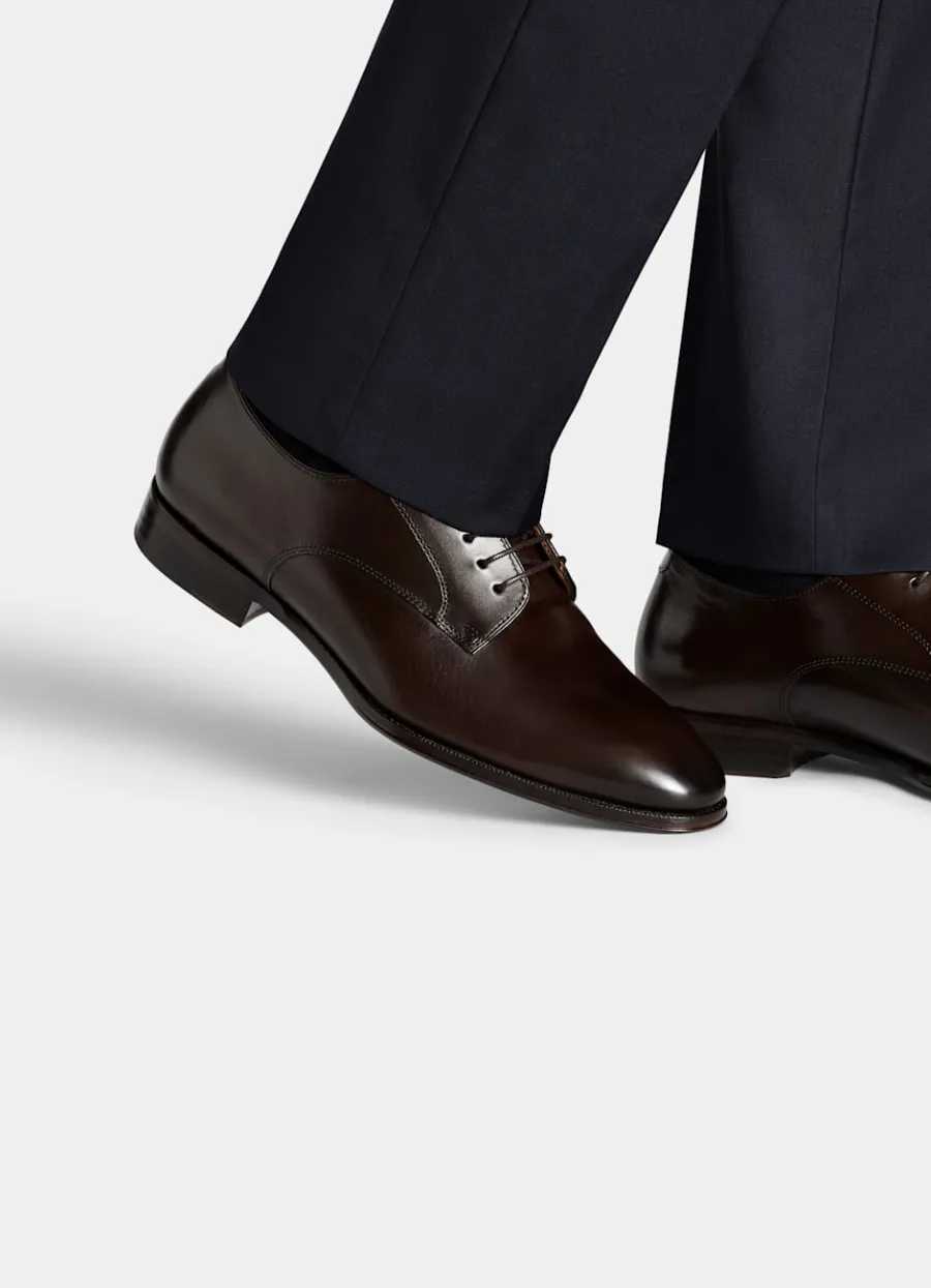 Fashion Derby braun Schnürschuhe & Monk Schuhe