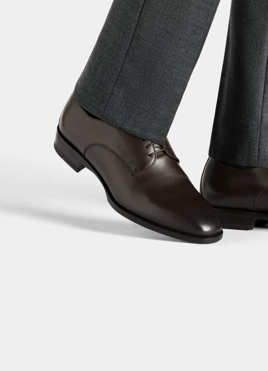Fashion Derby braun Schnürschuhe & Monk Schuhe
