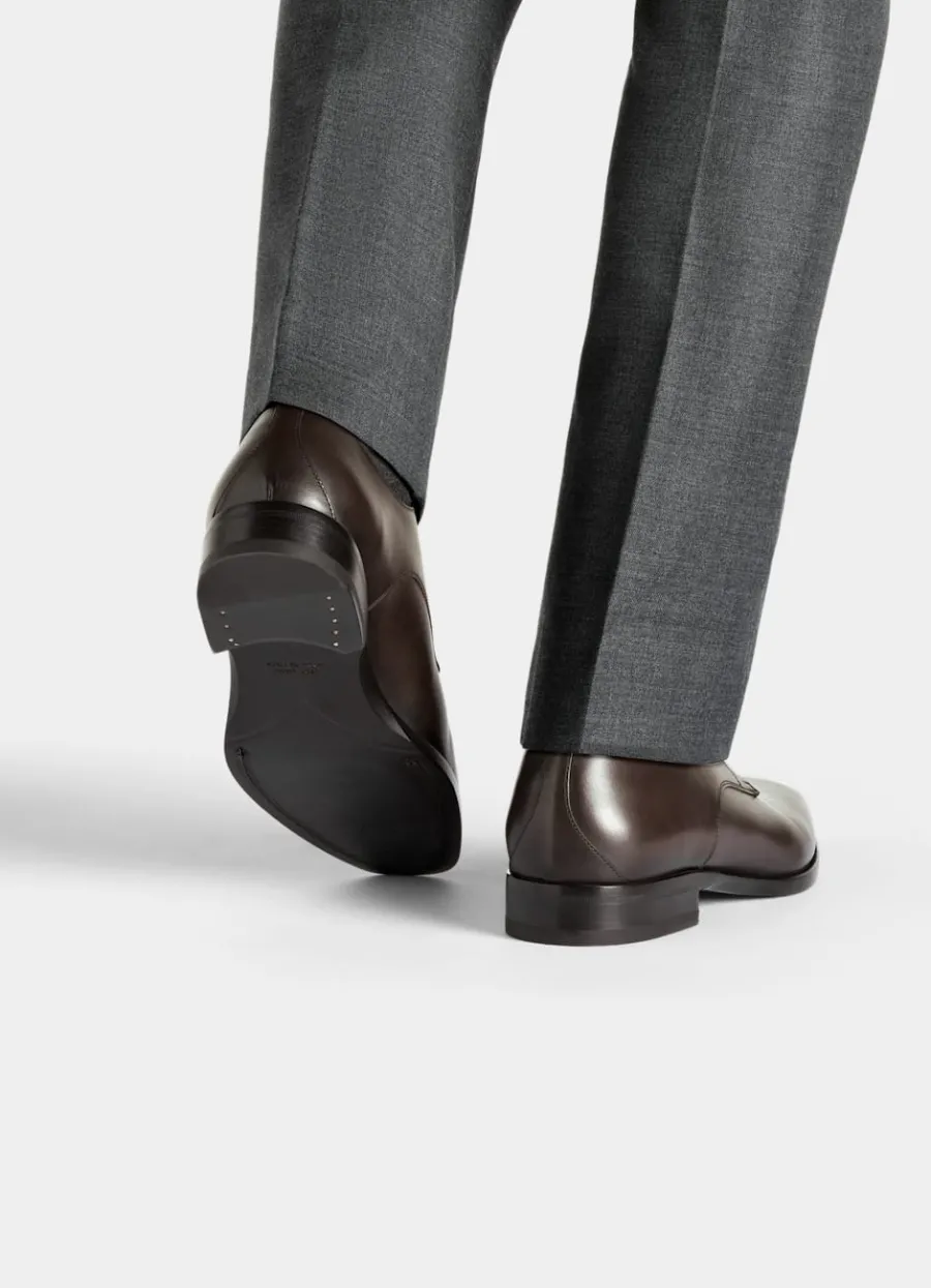 Fashion Derby braun Schnürschuhe & Monk Schuhe