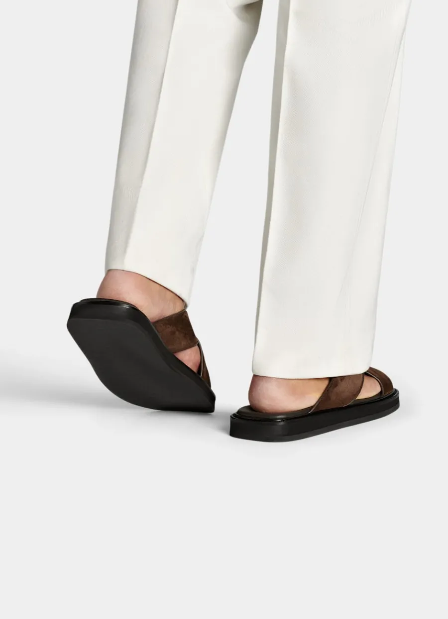 Hot Dunkelbrauner Slipper Loafers & Slipper