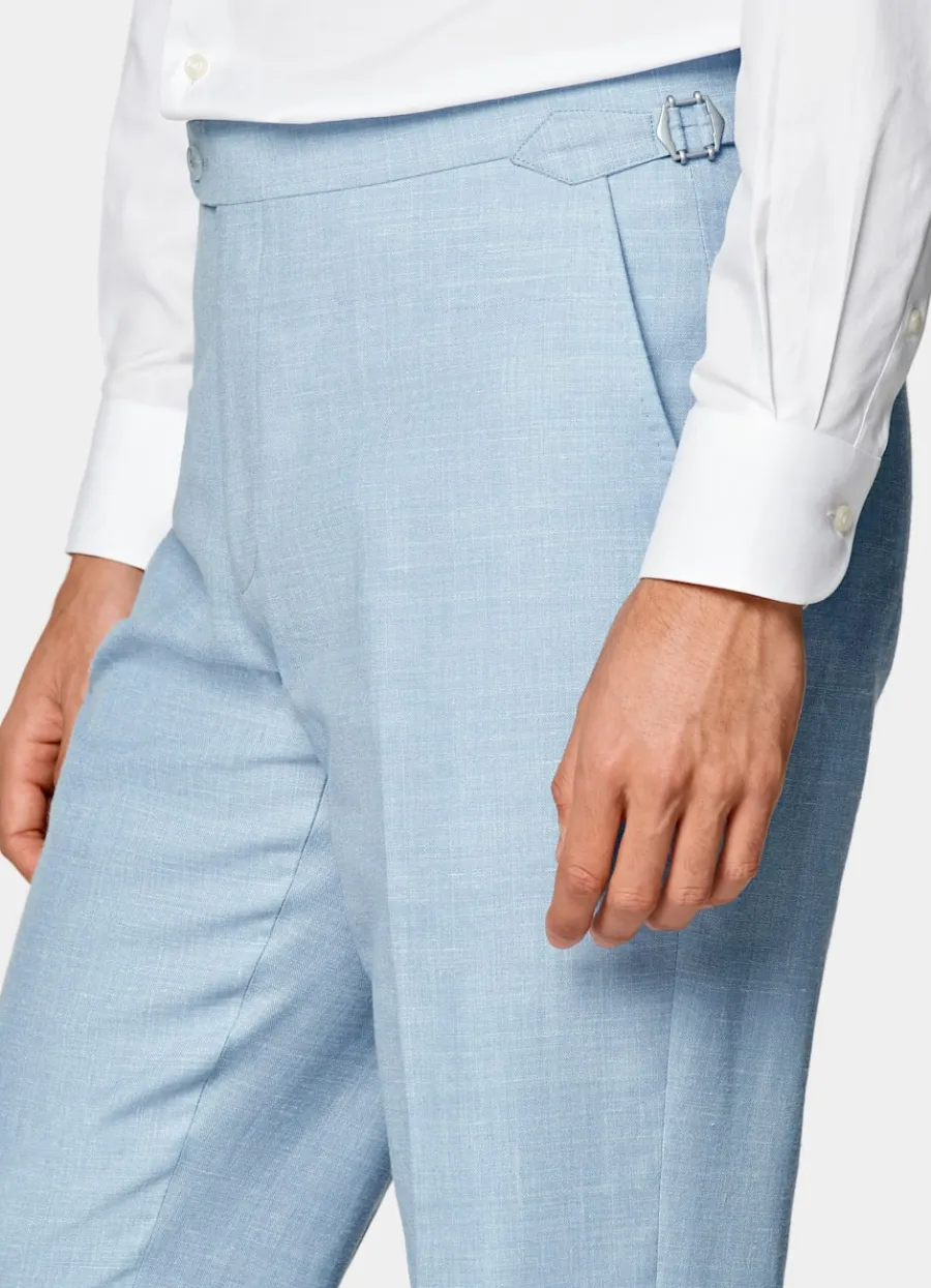 havana_anzug_dreiteilg_hellblau_tailored_fit_6.webp Best Sale Havana Anzug dreiteilg hellblau Tailored Fit Formelle Hochzeit | Hochzeitsanzüge