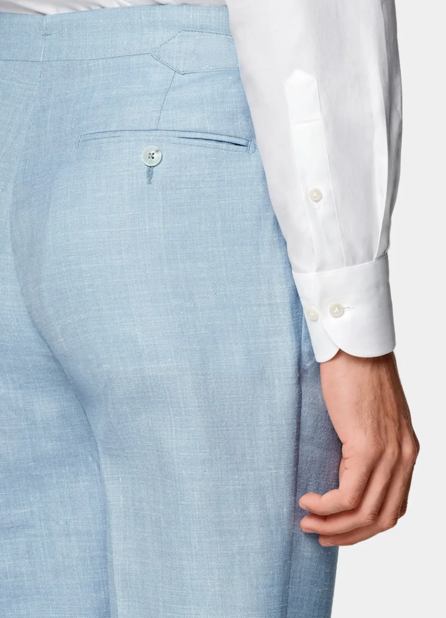 havana_anzug_dreiteilg_hellblau_tailored_fit_8.webp Best Sale Havana Anzug dreiteilg hellblau Tailored Fit Formelle Hochzeit | Hochzeitsanzüge