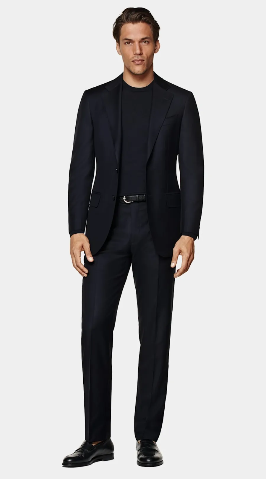 Discount Havana Anzug dreiteilig navy Tailored Fit Klassische Anzüge