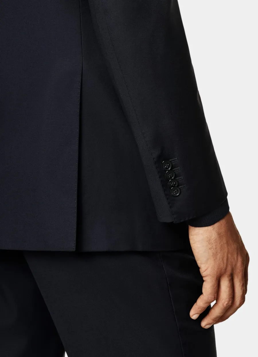 havana_anzug_dreiteilig_navy_tailored_fit_2.webp Discount Havana Anzug dreiteilig navy Tailored Fit Klassische Anzüge