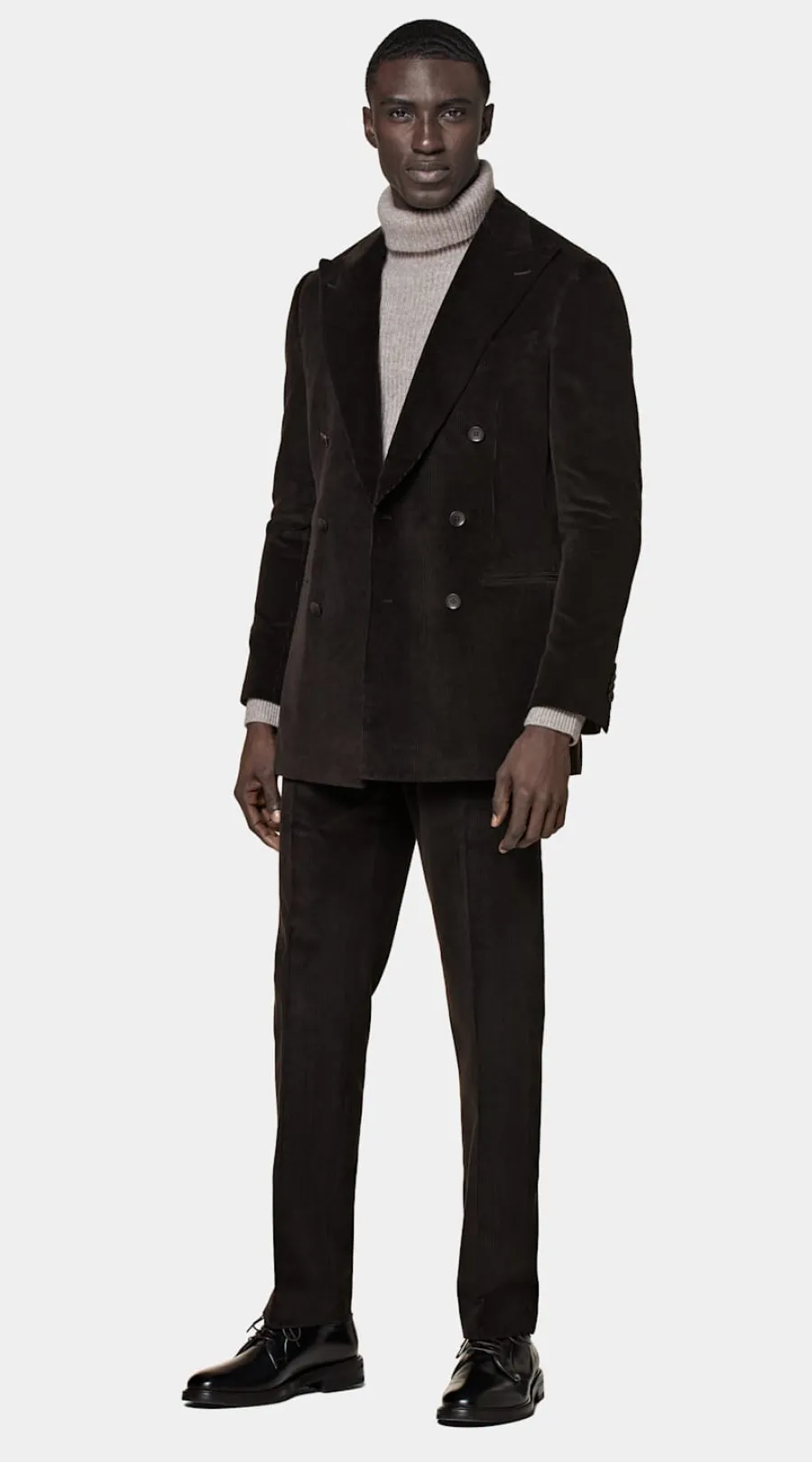 Shop Havana Anzug dunkelbraun Tailored Fit Moderne Anzüge