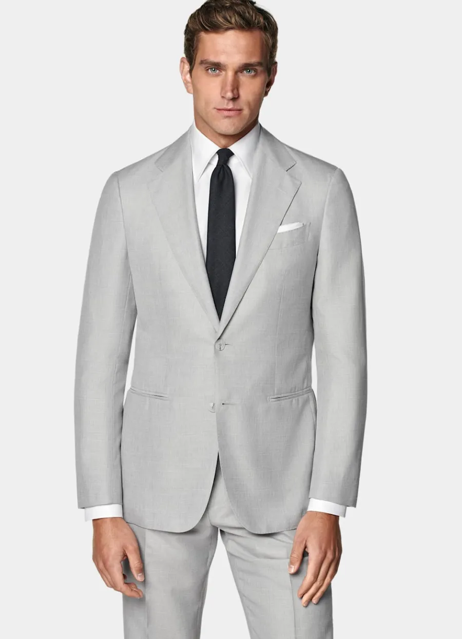 Store Havana Anzug hellgrau Tailored Fit Klassische Anzüge