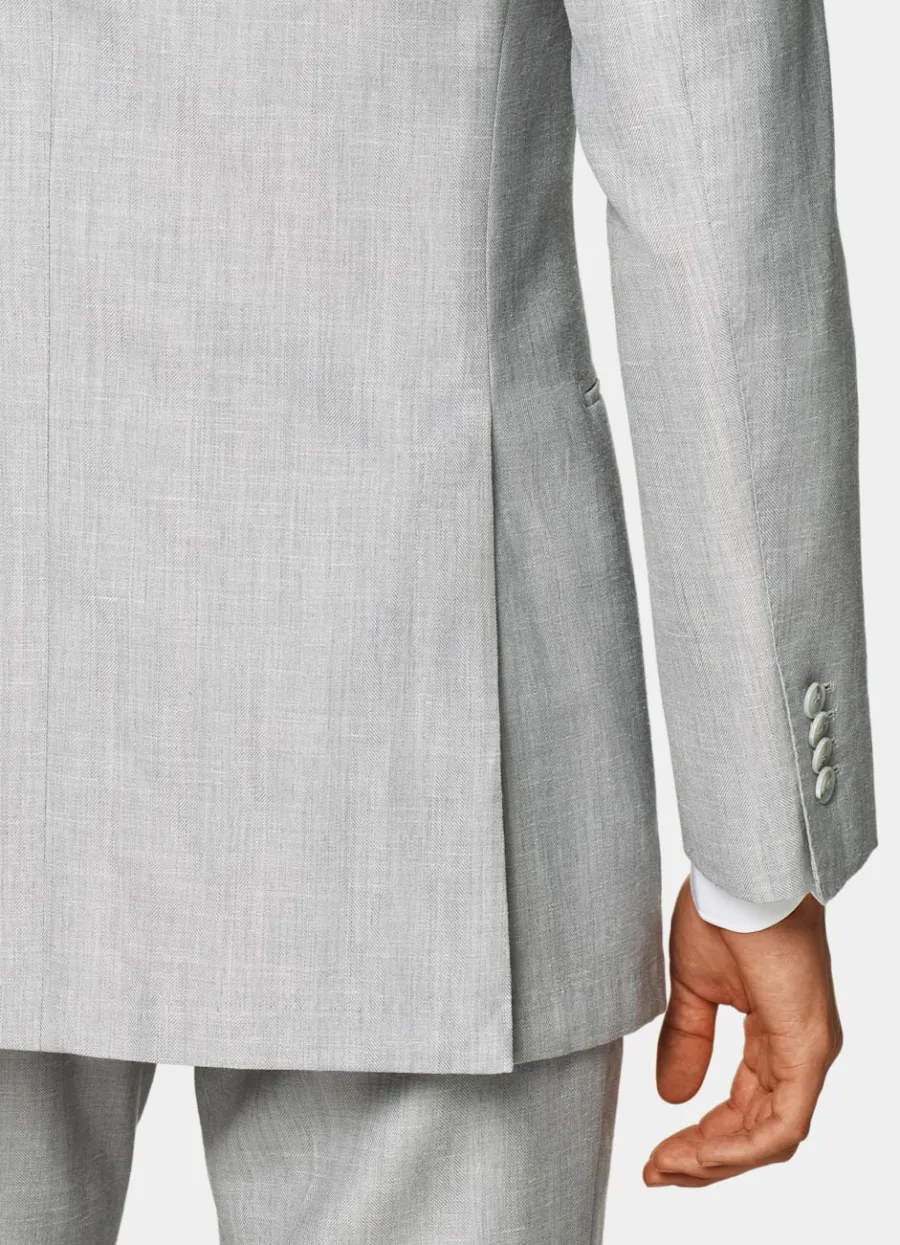 havana_anzug_hellgrau_tailored_fit_2-5.webp Best Havana Anzug hellgrau Tailored Fit Cocktail-Hochzeit