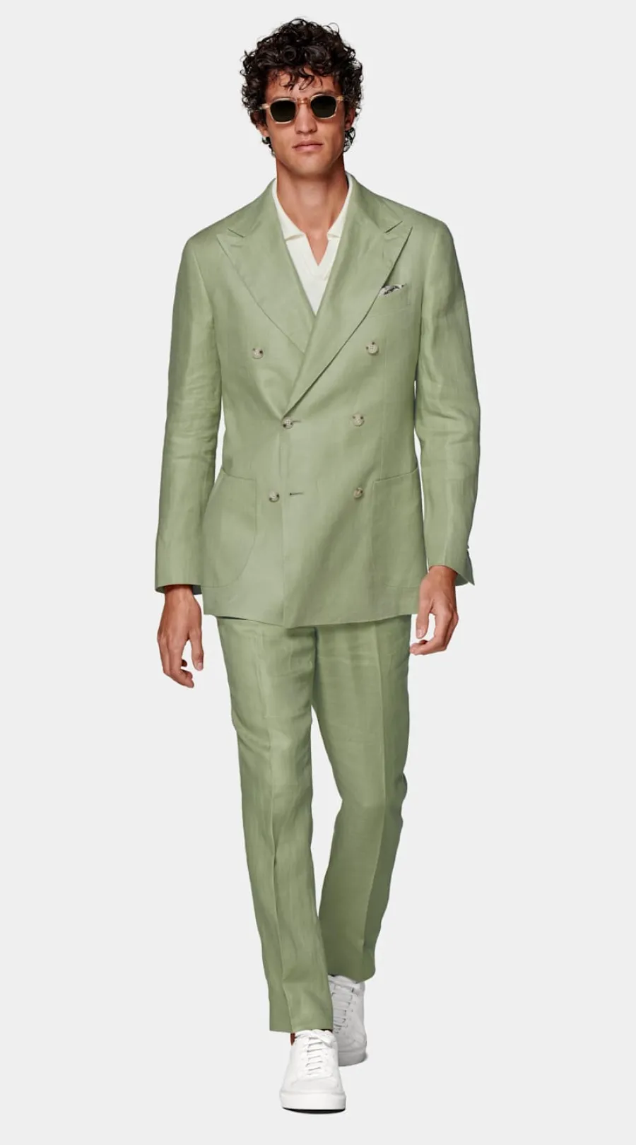 Hot Havana Anzug hellgrün Tailored Fit Moderne Anzüge
