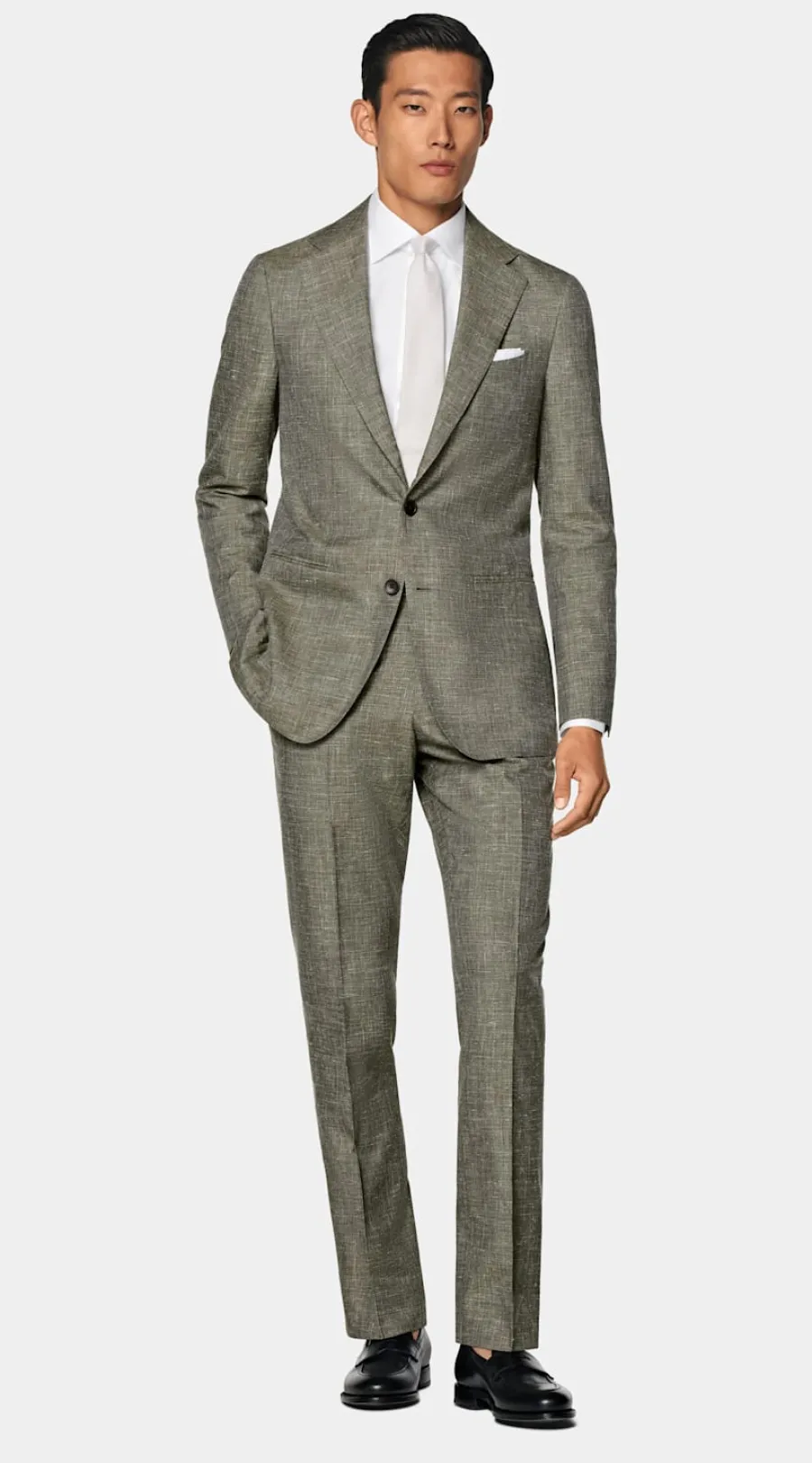 Hot Havana Anzug hellgrün Tailored Fit Moderne Anzüge