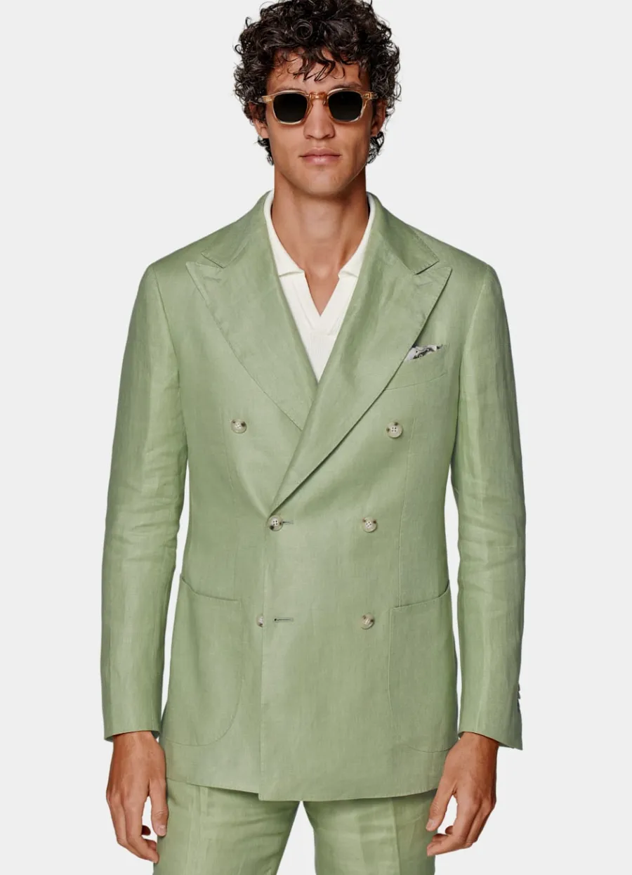 Hot Havana Anzug hellgrün Tailored Fit Moderne Anzüge