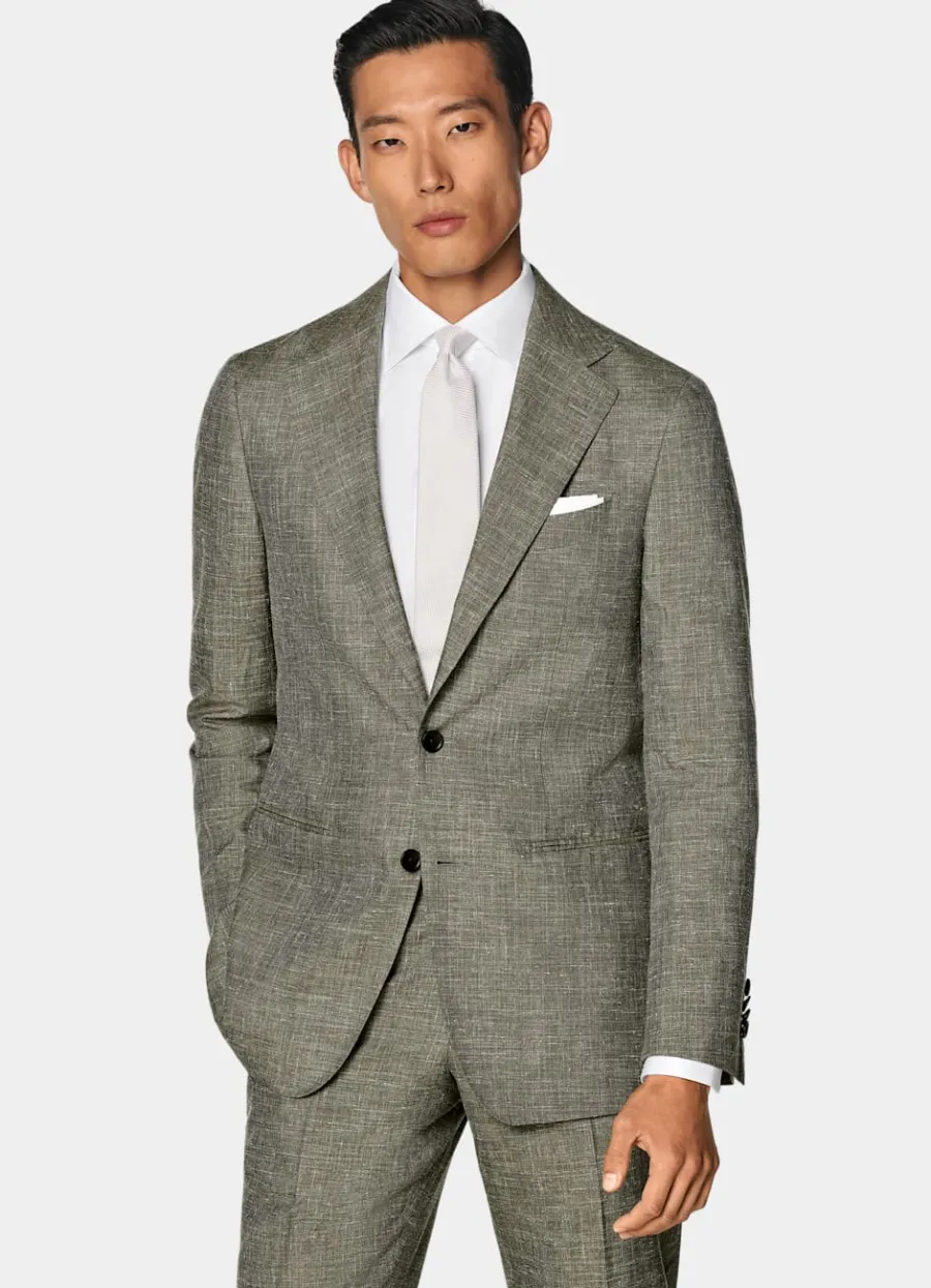 Hot Havana Anzug hellgrün Tailored Fit Moderne Anzüge