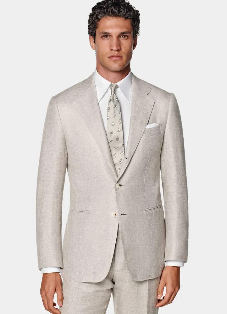 Fashion Havana Anzug helltaupe Tailored Fit Klassische Anzüge