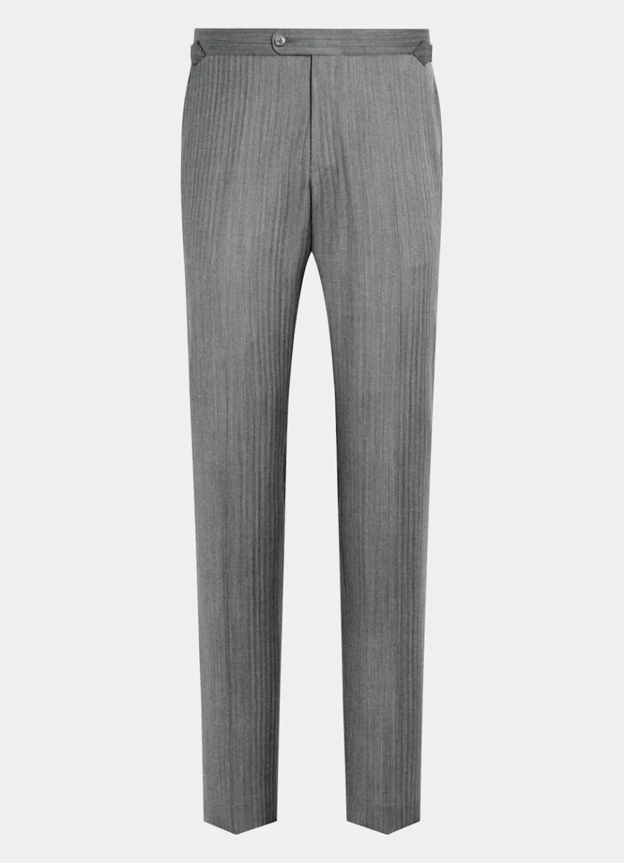havana_anzug_mittelgrau_fischgrtmuster_tailored_fit_10.webp Store Havana Anzug mittelgrau Fischgrätmuster Tailored Fit Klassische Anzüge
