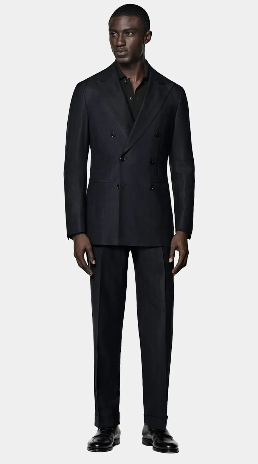 Cheap Havana Anzug Fischgrätmuster Tailored Fit Moderne Anzüge