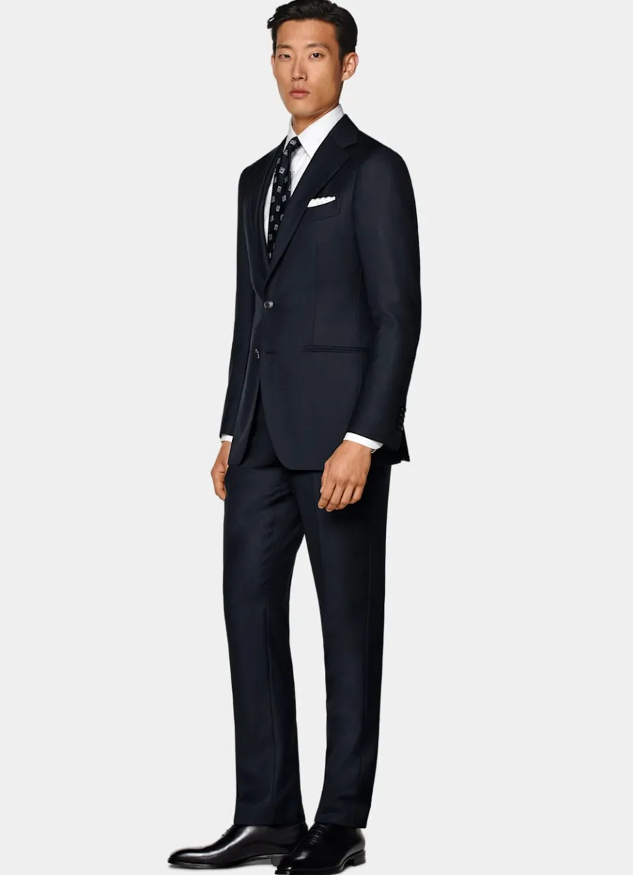 havana_anzug_navy_tailored_fit_3-4.webp Shop Havana Anzug Tailored Fit Formelle Hochzeit | Hochzeitsanzüge