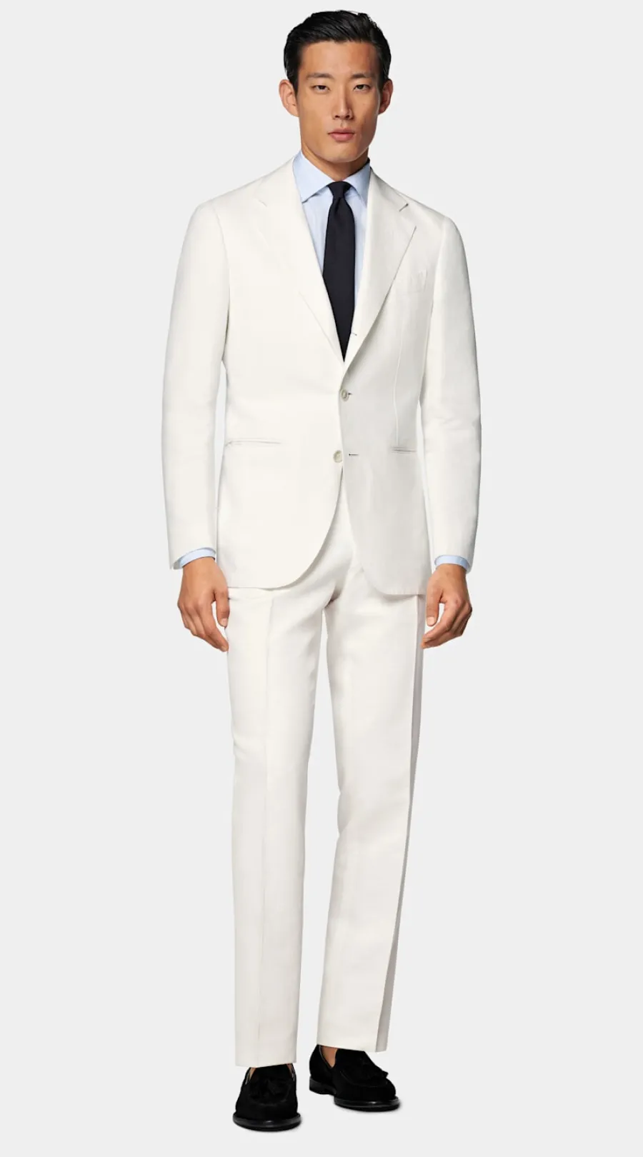 Shop Havana Anzug off-white Tailored Fit Hochzeit Am Strand | Hochzeitsanzüge