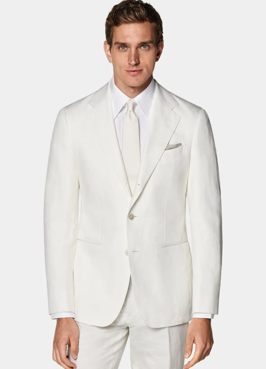 Clearance Havana Anzug off-white Tailored Fit Formelle Hochzeit | Hochzeitsanzüge