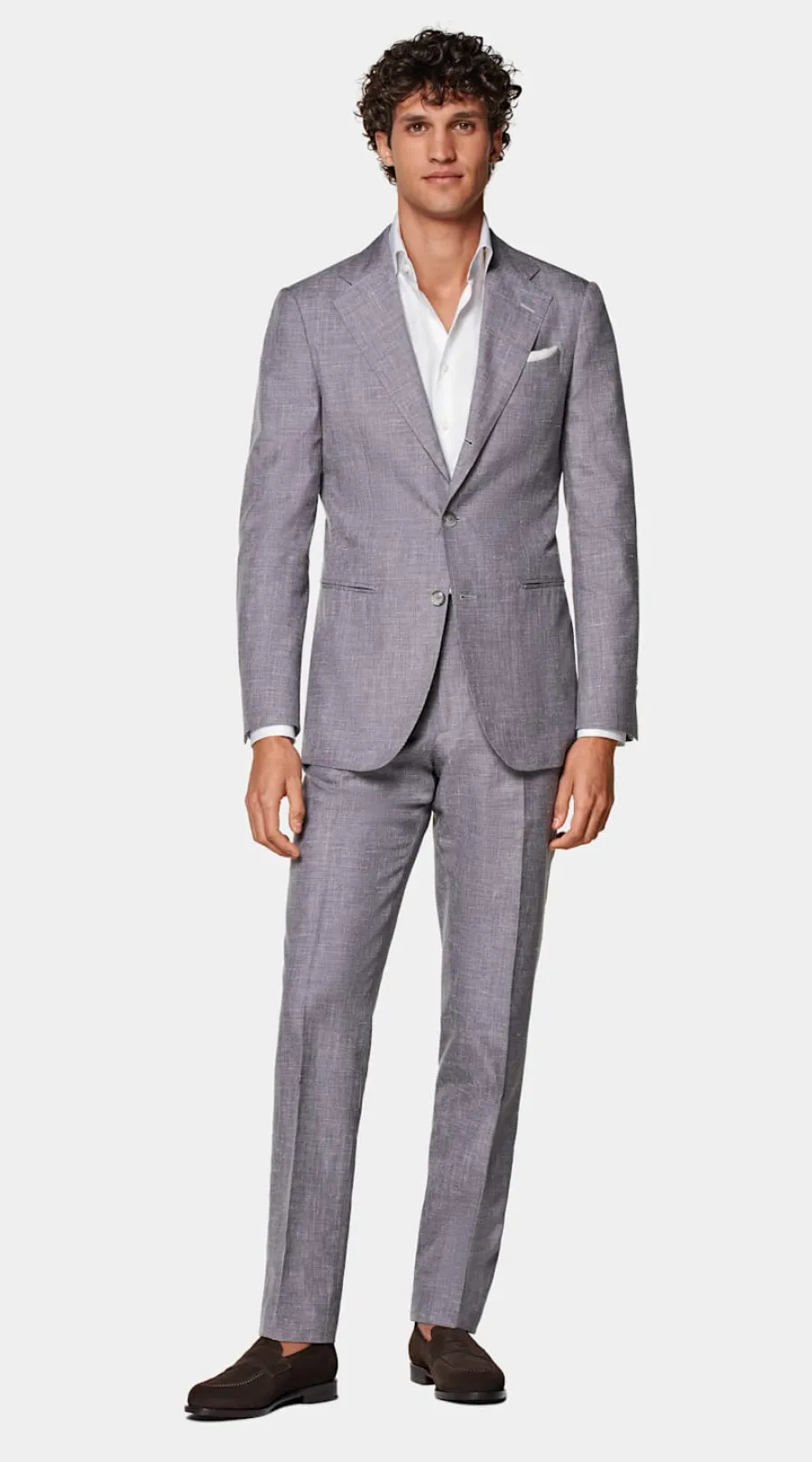 Fashion Havana Anzug purpur Tailored Fit Cocktail-Hochzeit