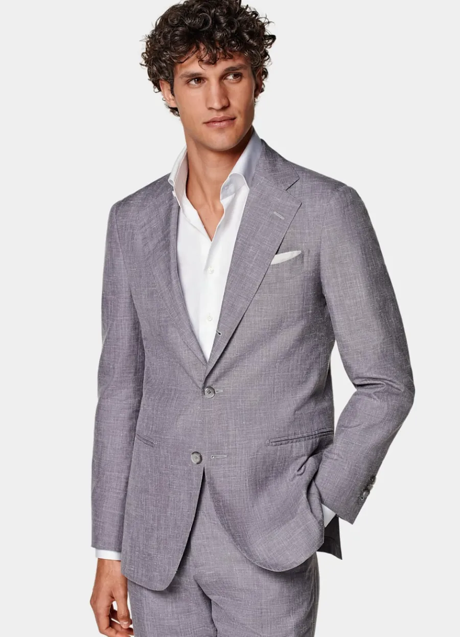 Fashion Havana Anzug purpur Tailored Fit Cocktail-Hochzeit