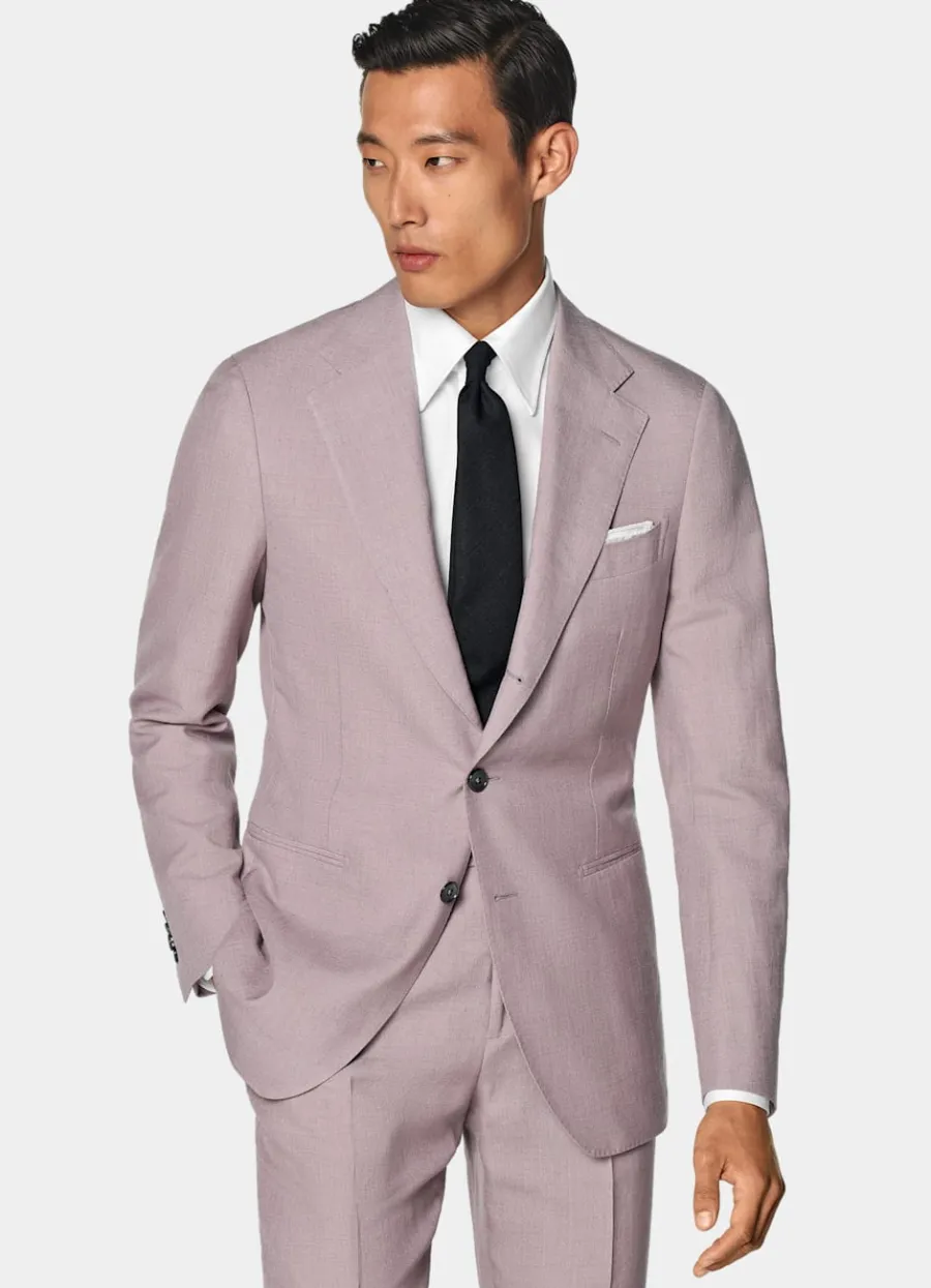 Sale Havana Anzug purpur Tailored Fit Moderne Anzüge