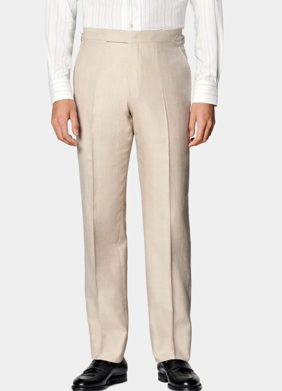 havana_anzug_sand_fischgrtmuster_tailored_fit_5-2.webp Shop Havana Anzug Fischgrätmuster Tailored Fit Formelle Hochzeit | Hochzeitsanzüge