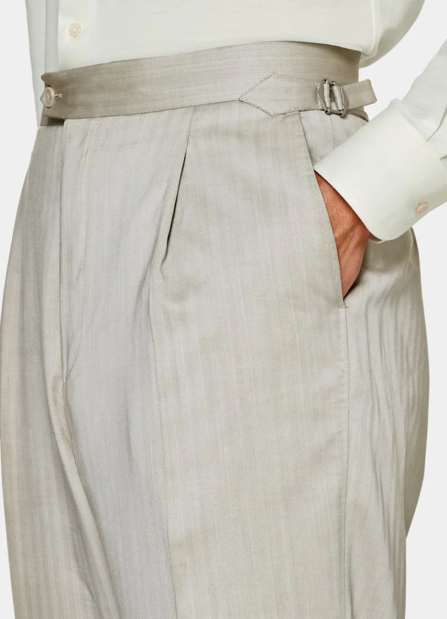havana_anzug_sand_fischgrtmuster_tailored_fit_6-1.webp Cheap Havana Anzug sand Fischgrätmuster Tailored Fit Moderne Anzüge
