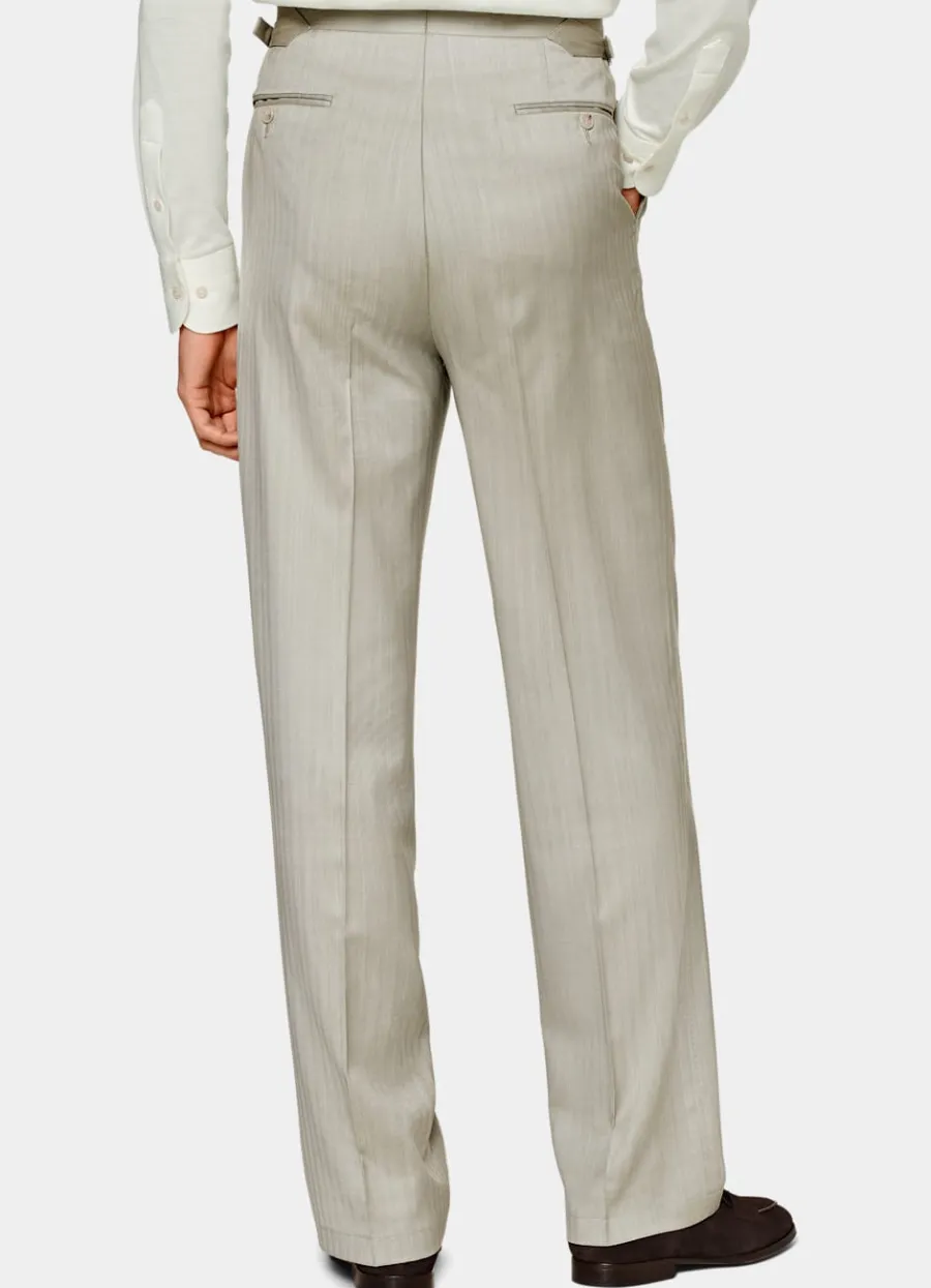 havana_anzug_sand_fischgrtmuster_tailored_fit_7-1.webp Cheap Havana Anzug sand Fischgrätmuster Tailored Fit Moderne Anzüge