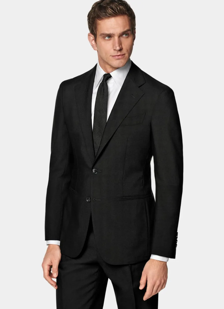 New Havana Anzug schwarz Tailored Fit Klassische Anzüge