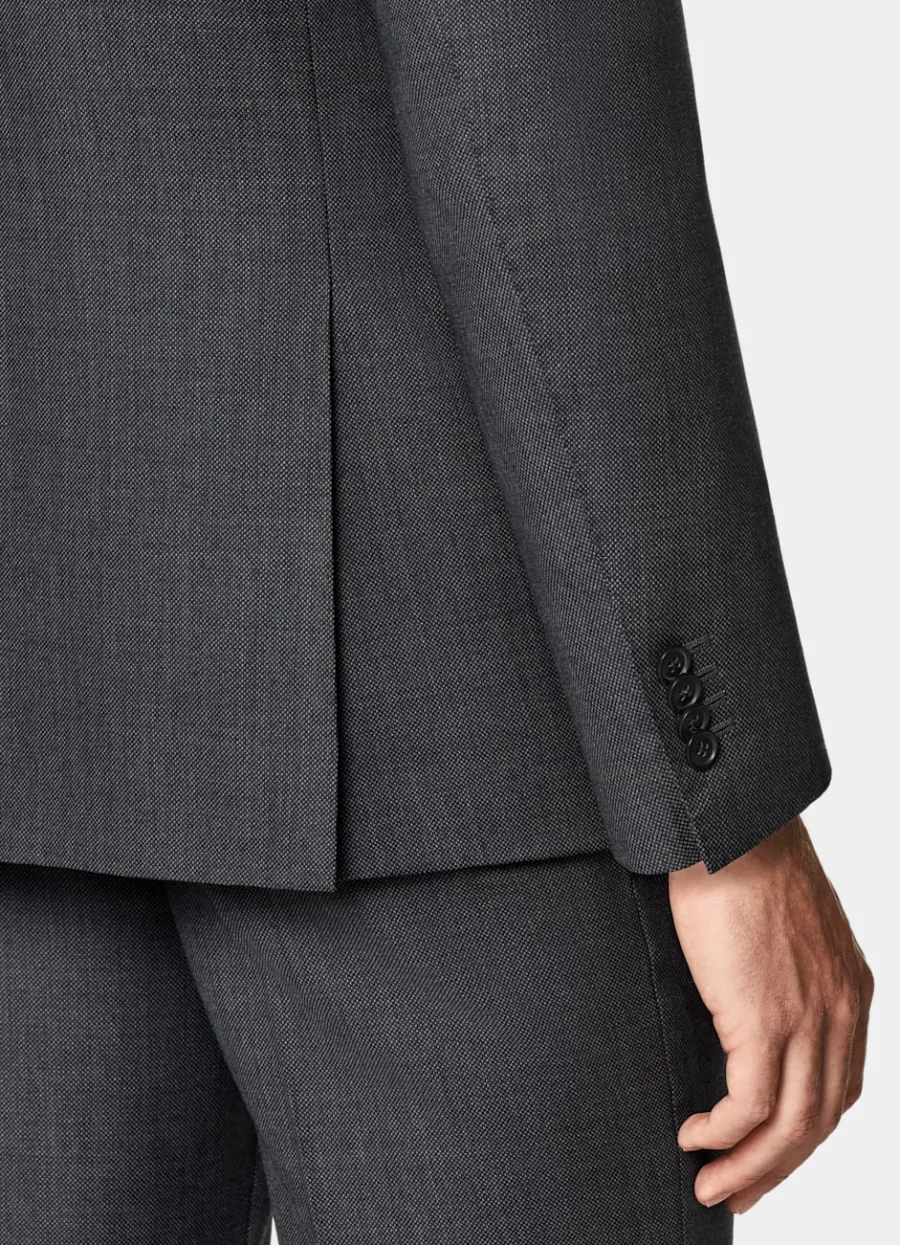 havana_anzugsakko_dunkelgrau_birdseyemuster_tailored_fit_2-1.webp Best Sale Havana Anzugsakko dunkelgrau Birdseye-Muster Tailored Fit Anzugsakkos