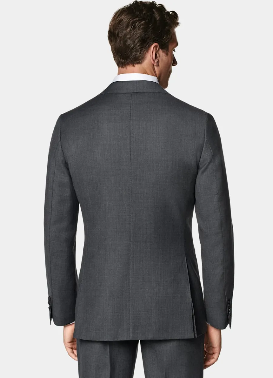 havana_anzugsakko_dunkelgrau_birdseyemuster_tailored_fit_4-1.webp Best Sale Havana Anzugsakko dunkelgrau Birdseye-Muster Tailored Fit Anzugsakkos