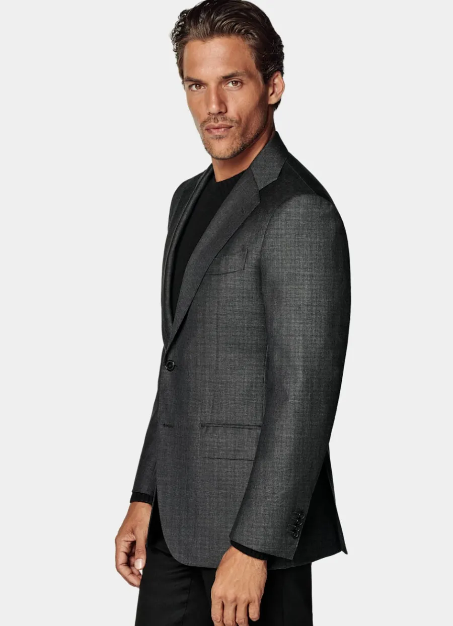 Clearance Havana Anzugsakko dunkelgrau Tailored Fit Anzugsakkos