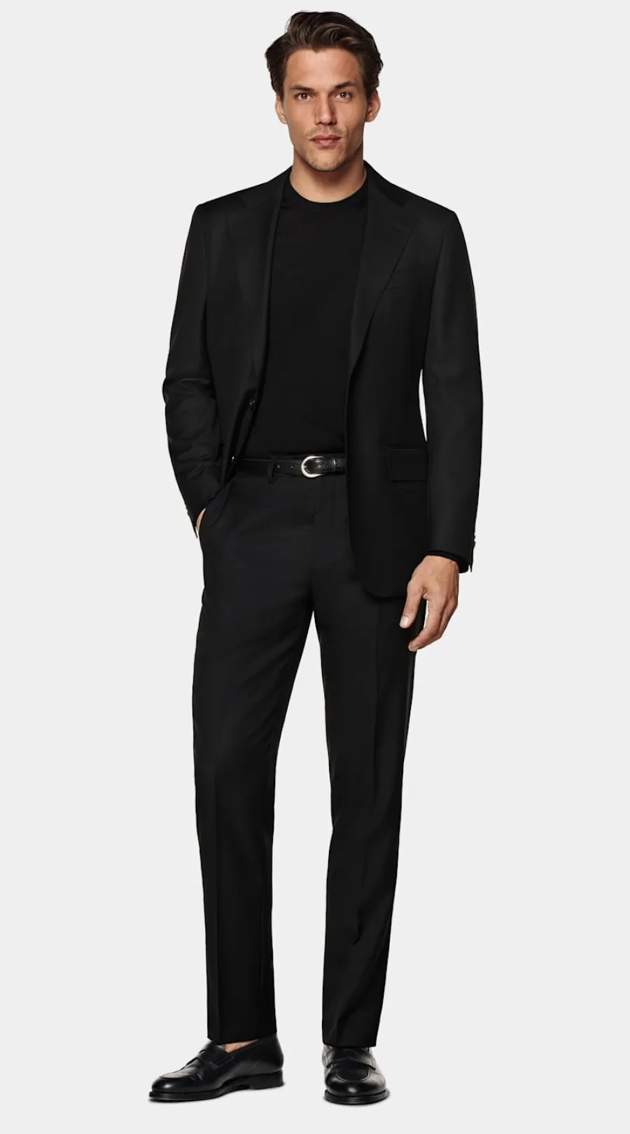 New Havana Anzugsakko schwarz Tailored Fit Anzugsakkos