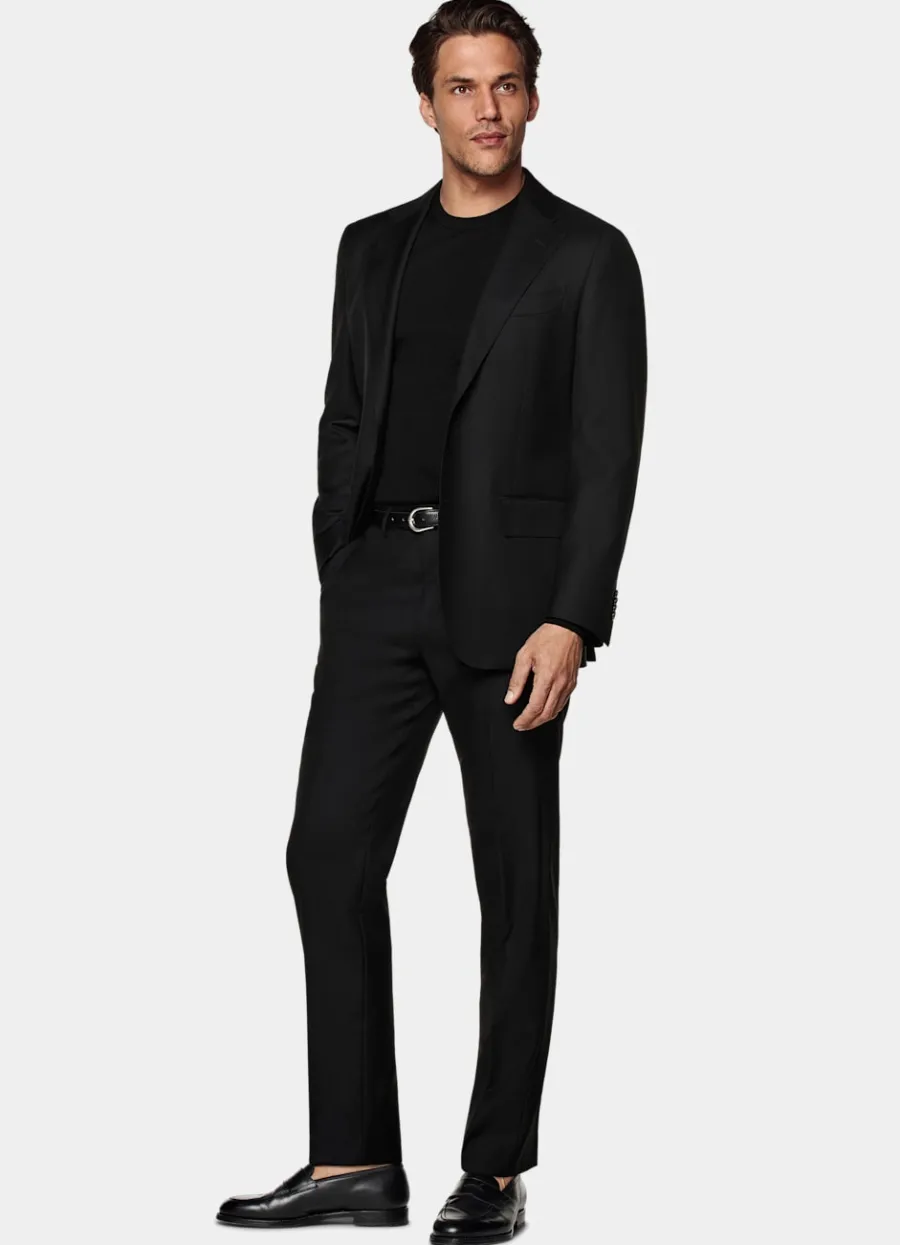 havana_anzugsakko_schwarz_tailored_fit_3.webp New Havana Anzugsakko schwarz Tailored Fit Anzugsakkos