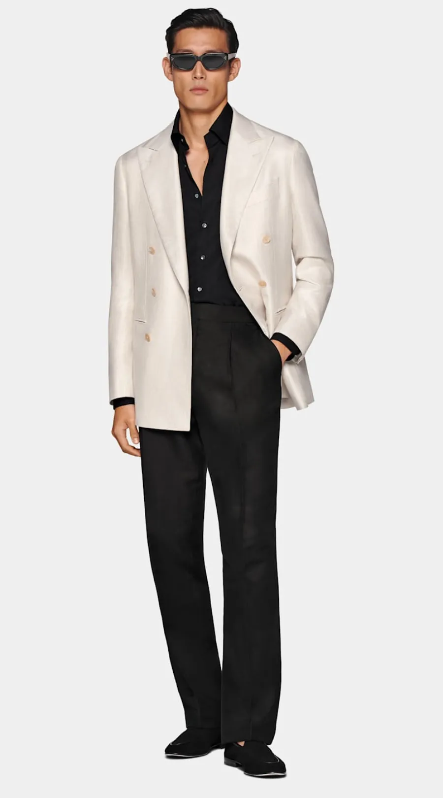 Clearance Havana Dinner Jacket sand Tailored Fit Black Tie | Dinner Jackets