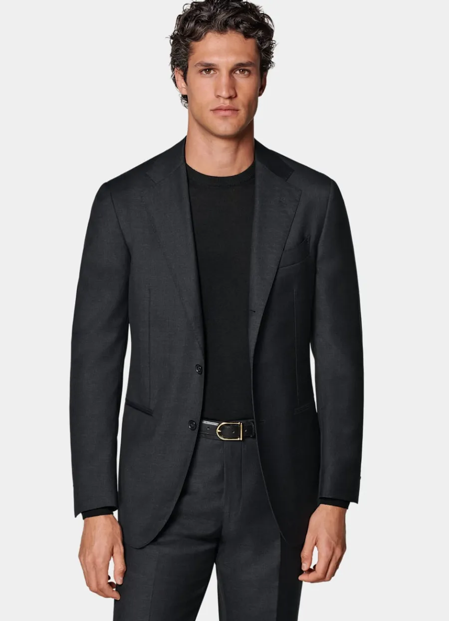 Clearance Havana Perennial Anzug dunkelgrau Tailored Fit Klassische Anzüge