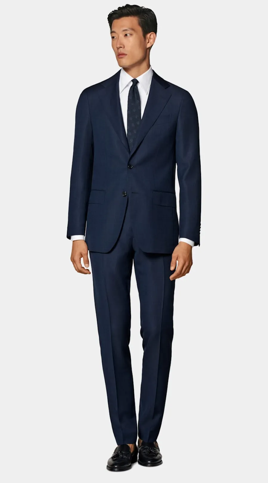 Best Havana Perennial Anzug navy Tailored Fit Klassische Anzüge