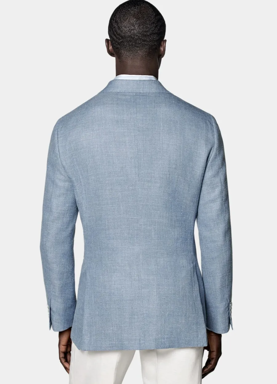 havana_sakko_hellblau_tailored_fit_4.webp Best Sale Havana Sakko hellblau Tailored Fit Casual Chic Hochzeit | Sakkos