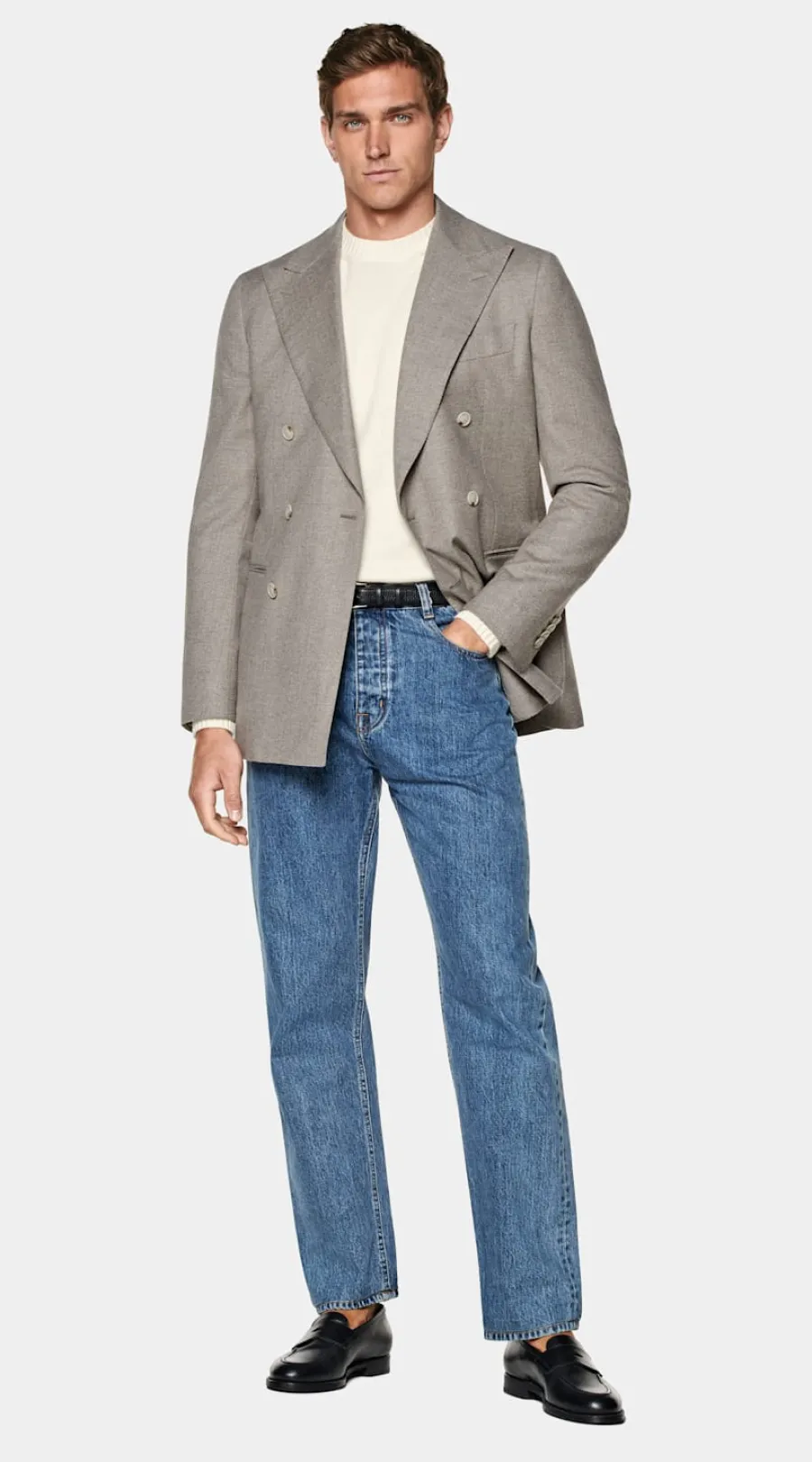 New Havana Sakko hellbraun Tailored Fit Sakkos
