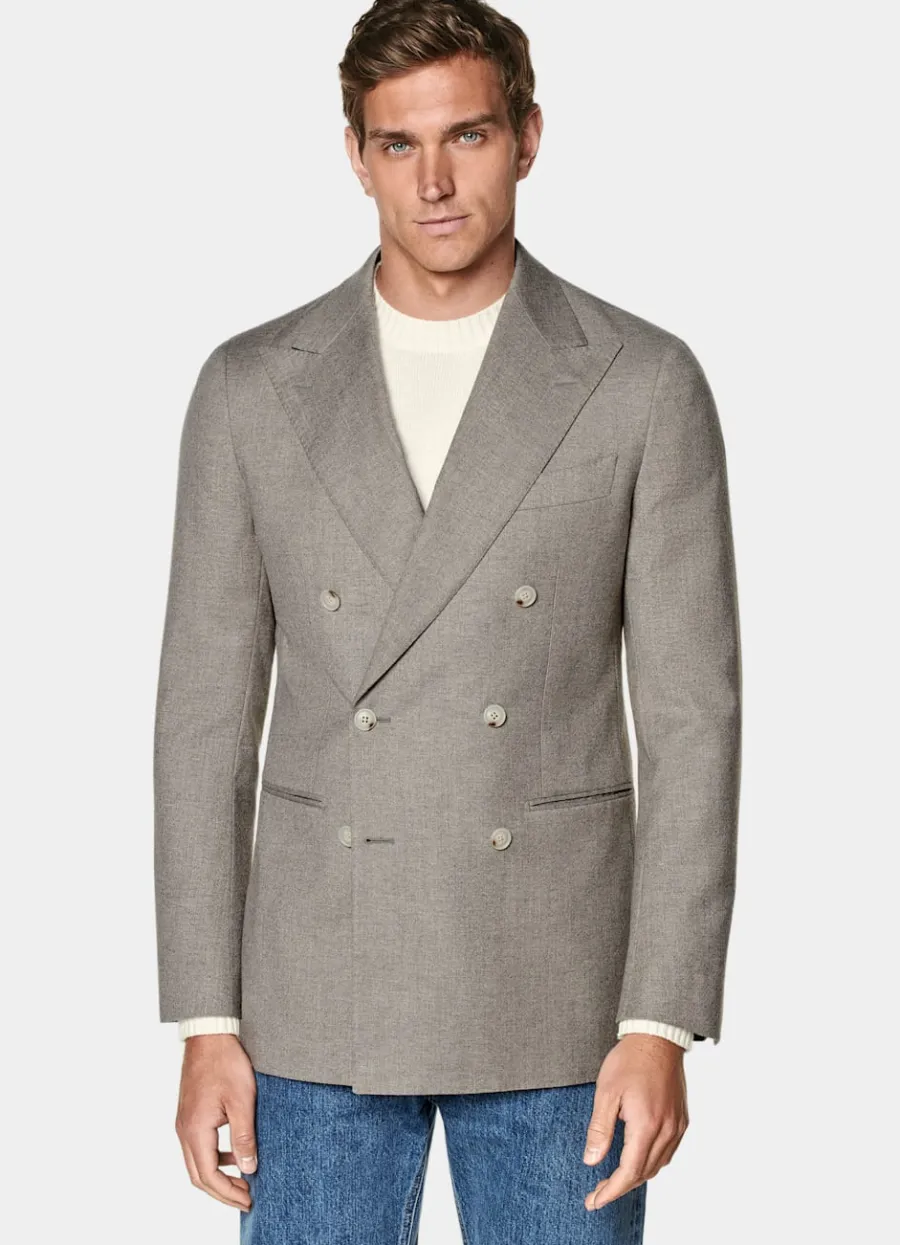 New Havana Sakko hellbraun Tailored Fit Sakkos