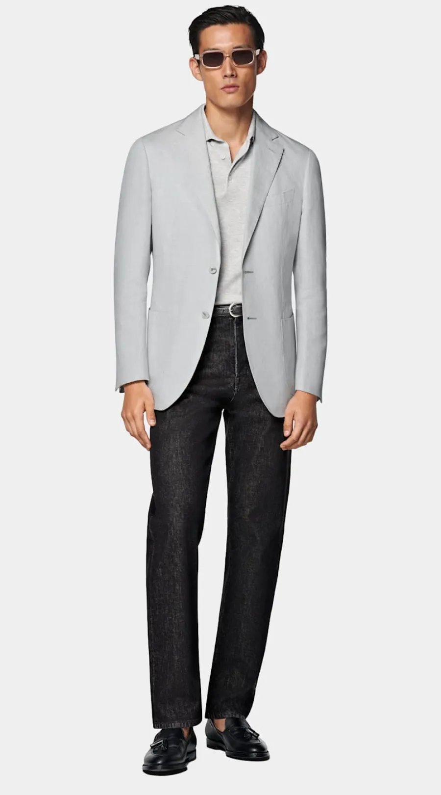 Outlet Havana Sakko hellgrau Tailored Fit Casual Chic Hochzeit | Sakkos